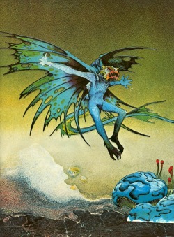 sciencefictiongallery:  Roger Dean - Blue