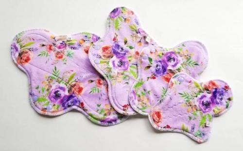 Minky Cloth Pads //HarpDiapers