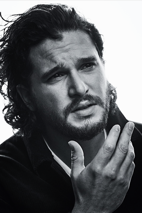 thronescastdaily:Kit Harington Photographed by Matthew Brookes for GQ Australia (January 2019)