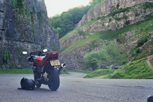 Taking the new ride out to Cheddar Gorge.