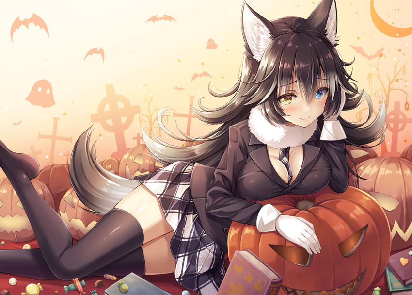 sieben002:grey wolf (kemono friends) drawn by akashio (loli ace) - Danbooru