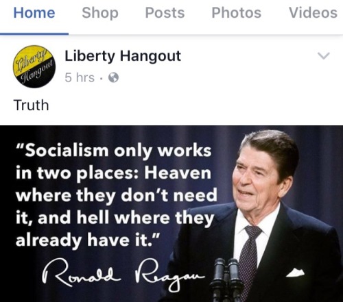 onceler-vore-fanfic:I’ll rest well knowing Ronald Reagan now has to live under socialism for eternit