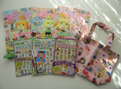 empty-my-pockets:  Received some more Picopuri magazines from Amazon Japan that included cute Animal Crossing goodies 