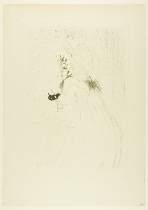 Miss May Belfort Taking a Bow, Henri de Toulouse-Lautrec, 1895, Art Institute of Chicago: Prints and