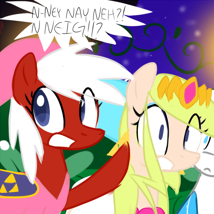 asktheconsoleponies:  Prom Part Eight Epona: Neigh nay nei! (Thank you wii!) *Trots