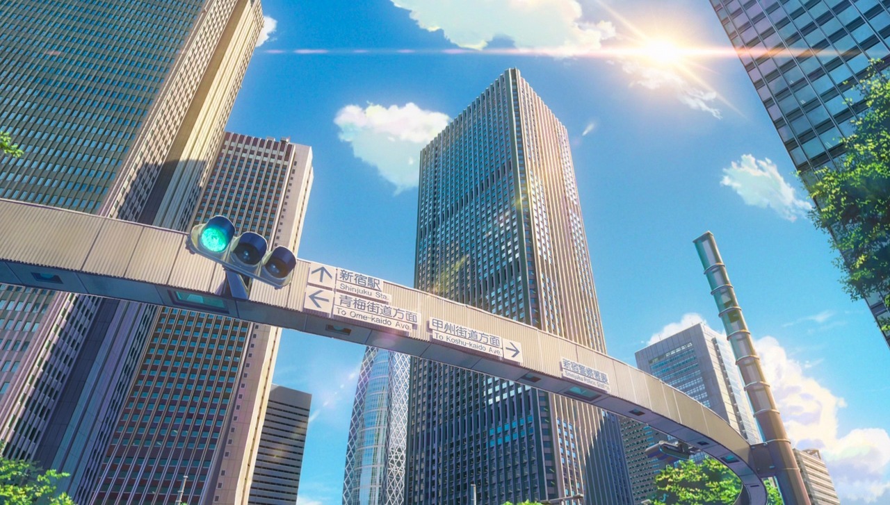 ghibli-collector:  Makoto Shinkai’s Tokyo - Your Name - Kimi No Na Wa 君の名は。(2016)