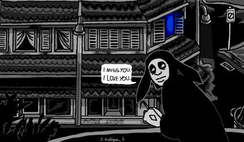 Lantern Jaw, Penitent Walks The Streets Again. He Has So Much Love To Give But Knows He'll Never See