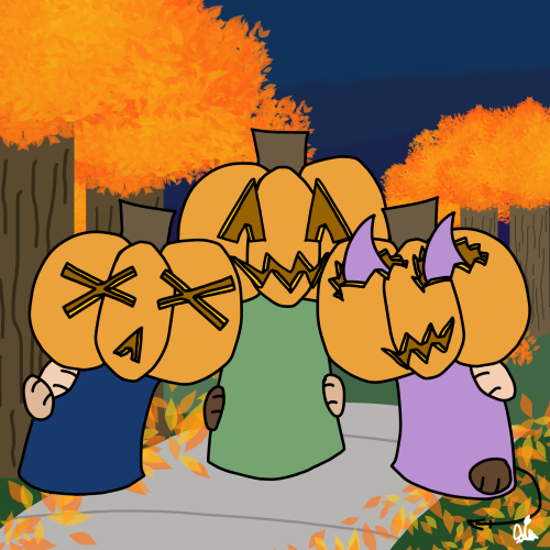 RAHH I Drew The Only Two People That Matter Most In My Life Also Happy Very Early Halloween :3!!
