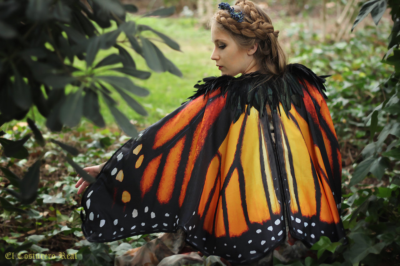 culturenlifestyle:Stunning Conceptual Scarves Emulate Butterfly Wings  Born to a