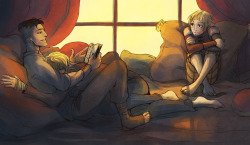 last-heroine:  krem, cole and sera spending some quality time together \ 0 / and it’s almost 5 am, I am going to sleep OTL 