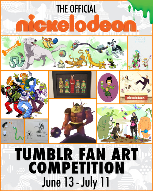 nickanimationstudio: Calling all artists for the Nickelodeon Tumblr Fan Art Competition! Draw your 