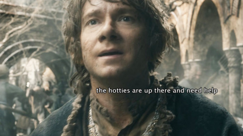 queenerestor:Why are we not talking about that moment Tauriel met Bilbo and probably saw her first h
