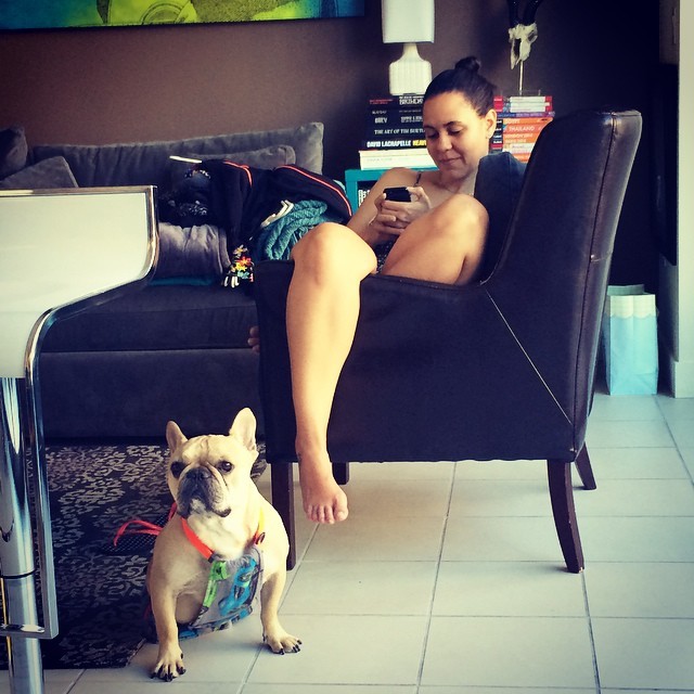 missdanidaniels:  Sunday Chill-day with @darwindanisdog and @fabi_express