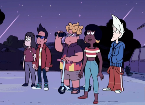 rockingthegraveyard:  Jenny is constantly concerned for Steven and is willing to stand up to anyone to protect him. In the last episode she was concerned over Stevonnie and was about to drive up to check on them. She and the cool kids crew were about