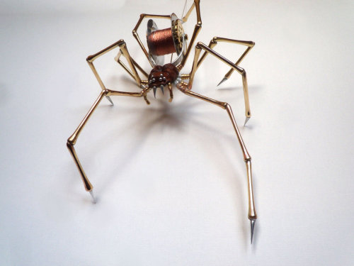 the-dalm:fer1972:Mechanical Spiders by Kate Arthurwowwww