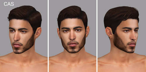 *Amber - base game compatible hairstyle for male sims, all LOD’s, all maps, 24 EA swatches, from tee