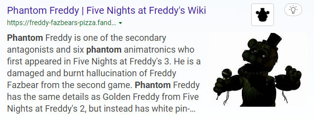 Phantom Freddy, Five Nights at Freddy's Wiki