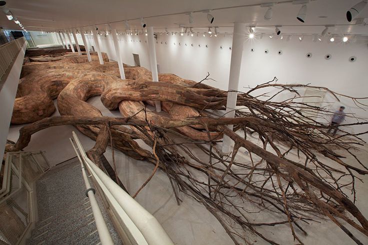 darksilenceinsuburbia:  Henrique Oliveira: Transarquitetonica,2014Museu de Arte Contemporânea,