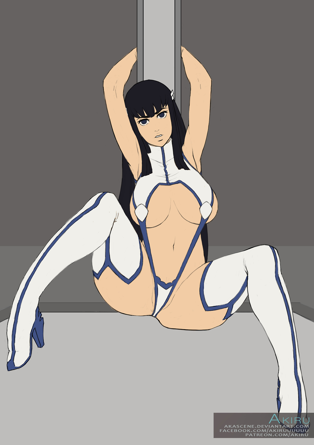 plue-samaa:  Here’s Satsuki Kiryuin from Kill La Kill.  She’ll be part of my