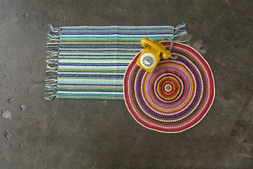 ericacrochets:Clean Sweep Rug by Katy PetersenFree Crochet Pattern Here