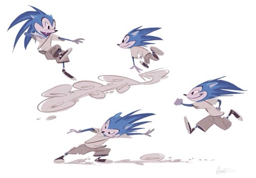 Sonic concept art by Craig Harris