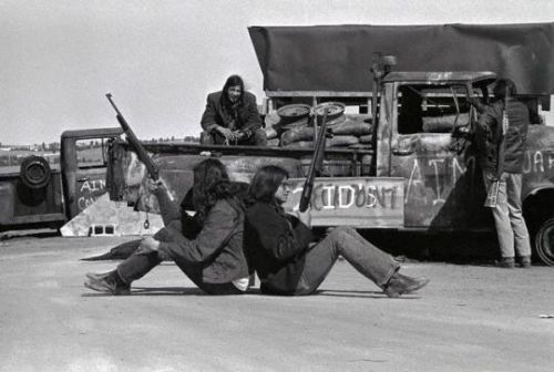leopardflower: American Indian Movement, Wounded Knee, 1973.