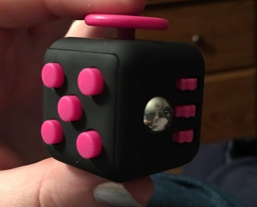 Thank you @mandaapandaax for the fidget cube!! I will be putting it to good use!! Love you! #Fidgetc