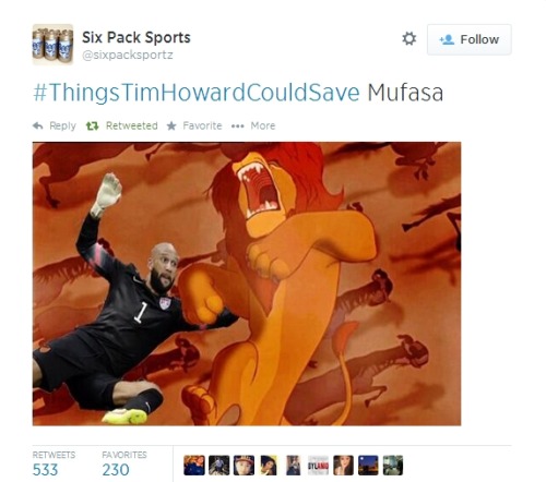 Sex almeida-o-bigodes:  Some of the best #ThingsTimHowardCouldSave pictures