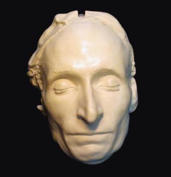 The death mask of Blaise Pascal (1623-1662). Pascal embodied the idea of the “Renaissance man,” inve