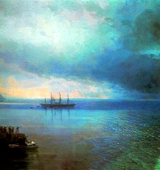 nigra-lux:AIVAZOVSKY, Ivan (1817-1900) From the calm to hurricane (От штиля