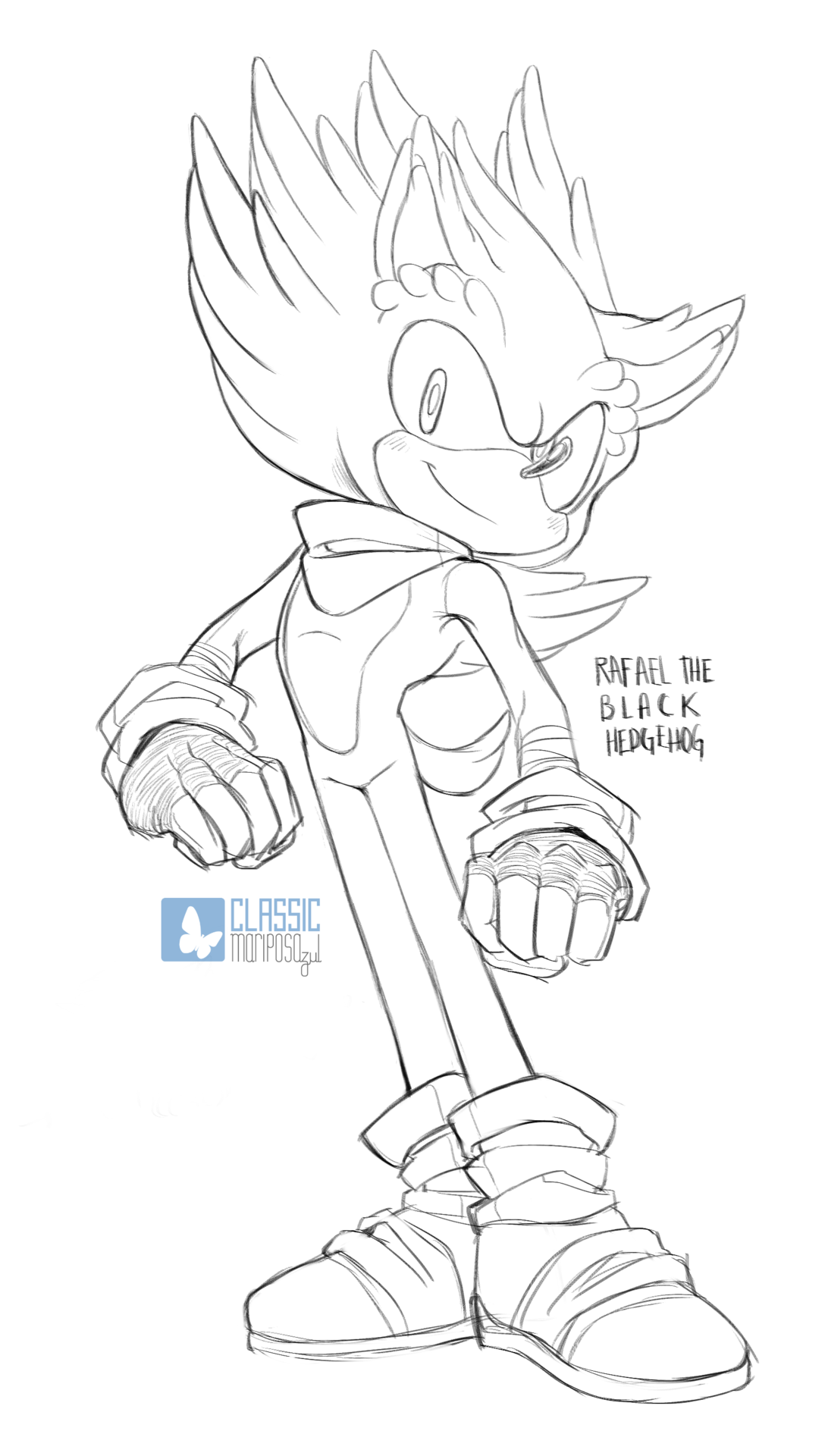 Classic Sonic ~ by ClassicMariposAzul on DeviantArt