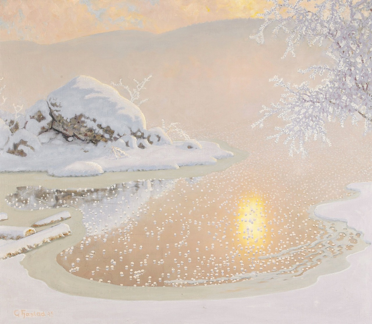 dappledwithshadow:Gustaf Fjæstad (Swedish, 1868 - 1948)