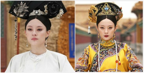 mingsonjia: fuckyeahchinesefashion:Traditional manchu clothes, qizhuang旗装 in Chinese drama 甄嬛传/Zhen 