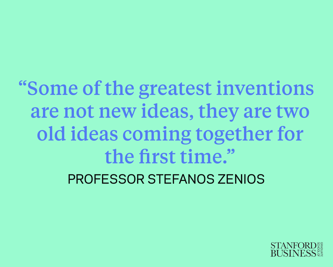 stanfordbusiness:
“Entrepreneurs don’t need to disrupt an industry in order to create a successful product or service. Professor Stefanos Zenios believes the most successful innovations build incrementally on existing ideas. Read the full Fast...