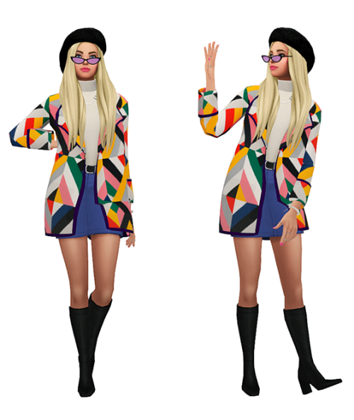 thekims4: TS4 Daily Fashion Lookbook #1 Skin / Hair / Eyes / Nosemask / Lip 1, 2 ClothingBe