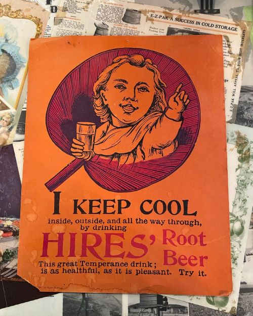 Saw this creepy-ass #Hires #rootbeer ad over the weekend at #Bretzels in Strasburg, VA. Looks like K