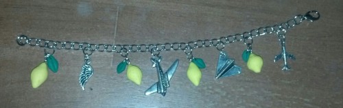 Finally finished my Cabin Pressure charm bracelet!  It&rsquo;s gone through several thousand reincar