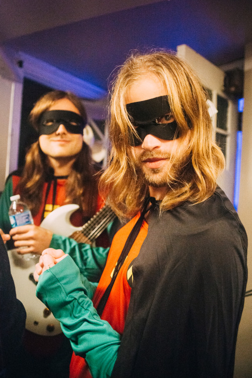 Diarrhea Planet suited up to play the halloween show. Shot for the @nashvillescene © Angelina C