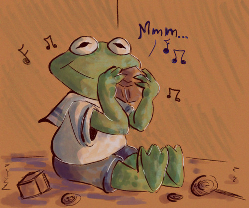 krolikalert:Since I’ve been watching the original Muppet Babies A LOT and Kermit posted a very