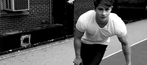 3leapfrogs:  romy7:  Alex Santaniello I’ll play with you pup…  •=• •=• •=•