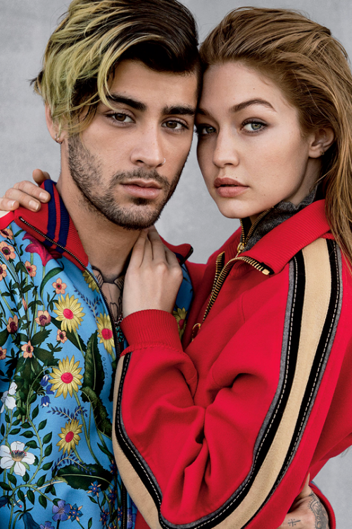 keepingupwithzayn:Zayn and Gigi Hadid for Vogue Magazine