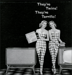 1950sunlimited:  Packard Bell T.V. and Stereo 1959 via   
