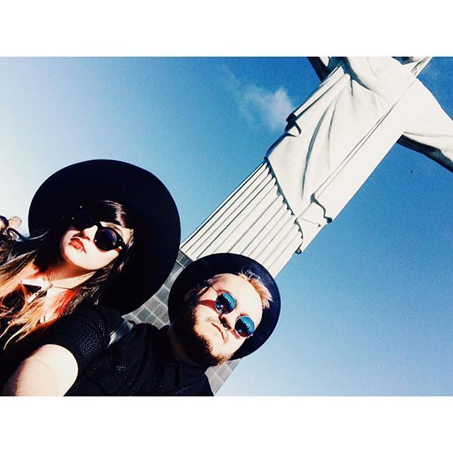 When witches don’t fight, we go to Rio de Janeiro.(Me and my Sis at Redentot Christ