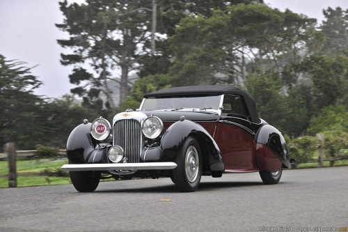 and-the-distance:1939 Lagonda V12 Rapide Convertible