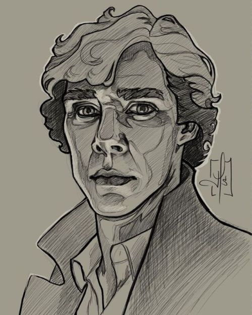 I really need to learn when to stop on these “warm-ups” ✨✨ Mr. Cumberbatch as Mr. Holmes