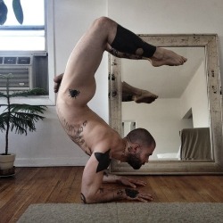 hotnaked8:  Naked yoga 