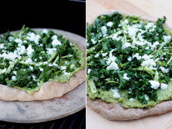 healthy-yummy-good:  Green Goddess Pizza