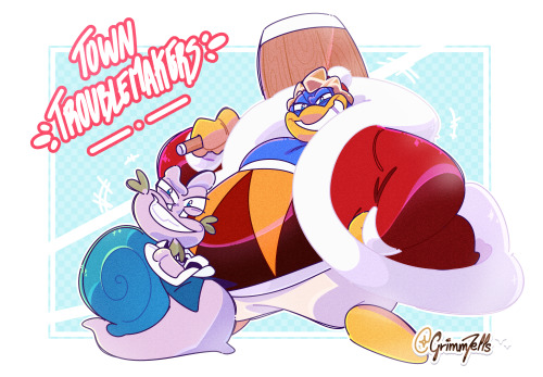 DEDEDE, HE'S THE NAME YOU SHOULD KNOW !DEDEDE, HE'S THE STAR OF THE SHOW ! Oh And Escargoon's There