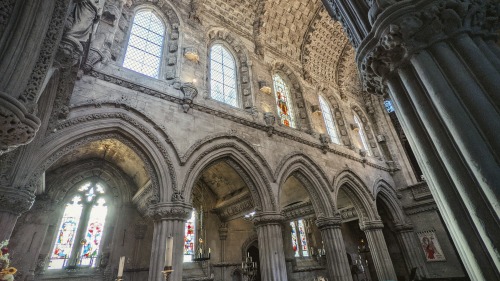 Rosslyn Chapel near Edinburgh, 2020A wide angle lens definitely helps frame this place - luckily it 