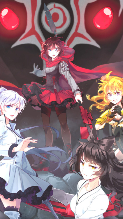 neku-sakuraba:  some rwby dvd box arts   